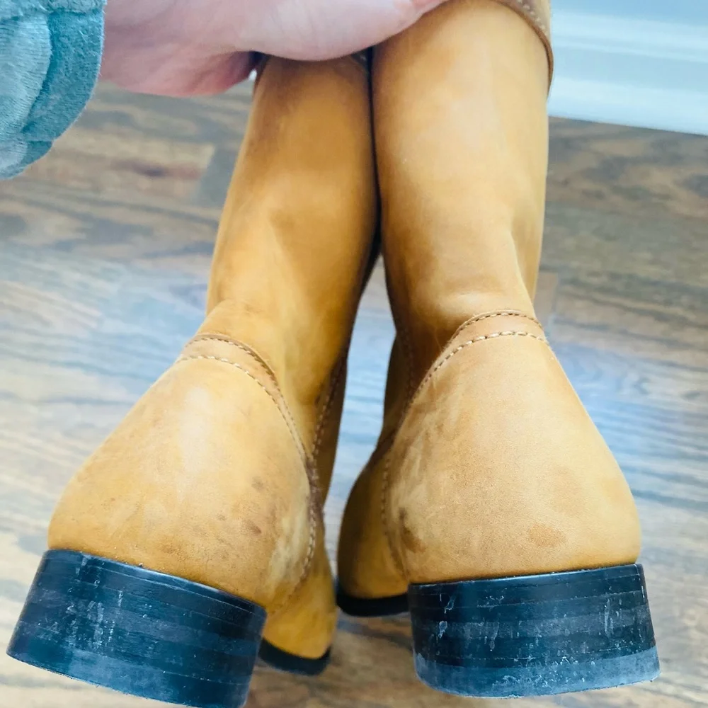 Frye Leather Women Short Riding Boot 3471443 size 6 - Picture 5 of 10